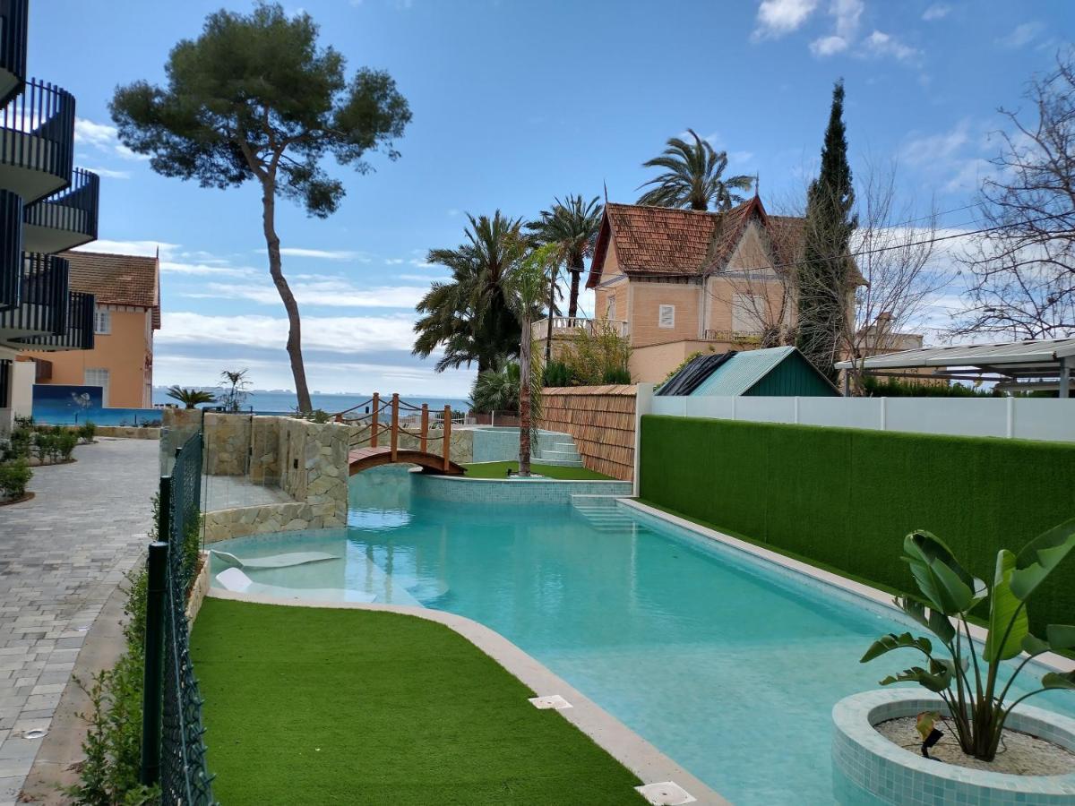 Modern Nieuwbouwappartement Aan Het Strand Van De Mar Menor In Santiago De La Ribera Lo Pagán Eksteriør billede