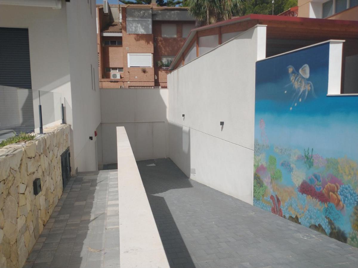 Modern Nieuwbouwappartement Aan Het Strand Van De Mar Menor In Santiago De La Ribera Lo Pagán Eksteriør billede