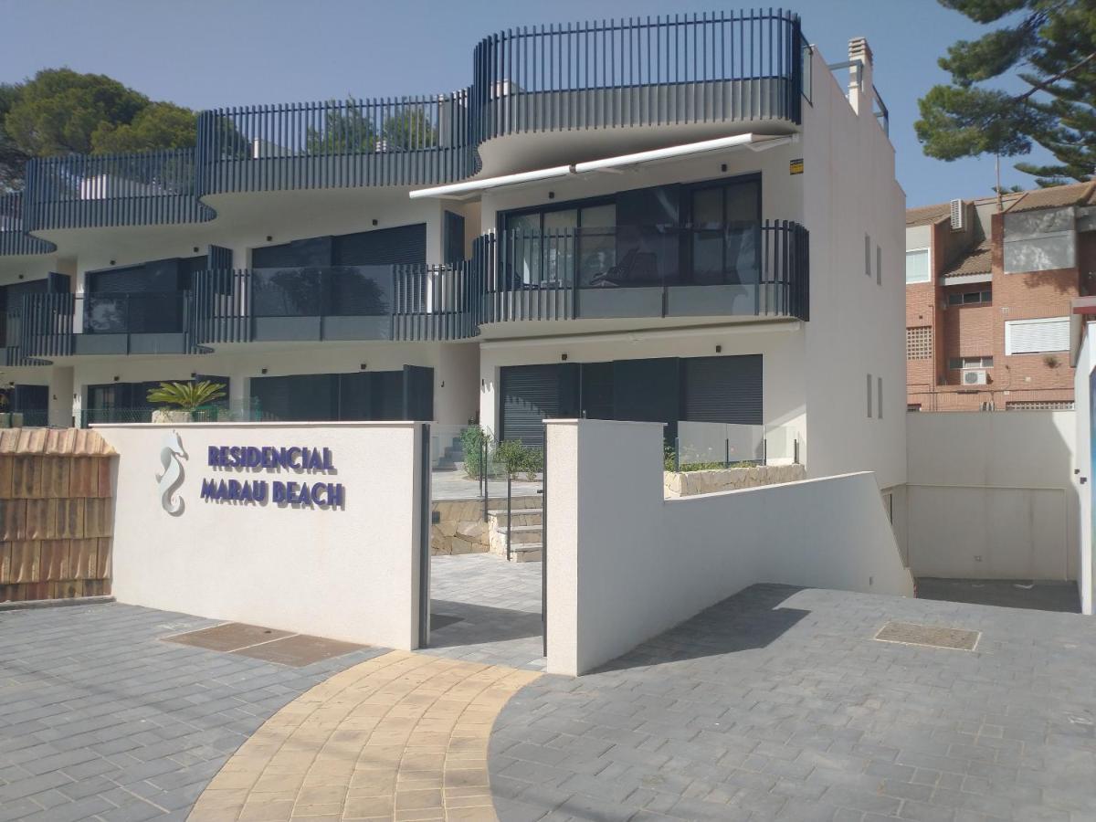 Modern Nieuwbouwappartement Aan Het Strand Van De Mar Menor In Santiago De La Ribera Lo Pagán Eksteriør billede